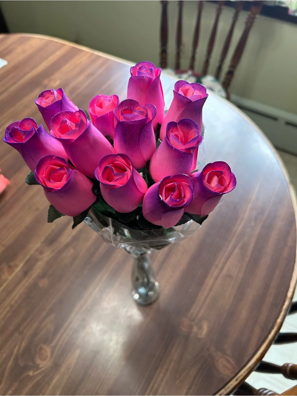 Pink-Purple Rose Bouquet - Home Accents